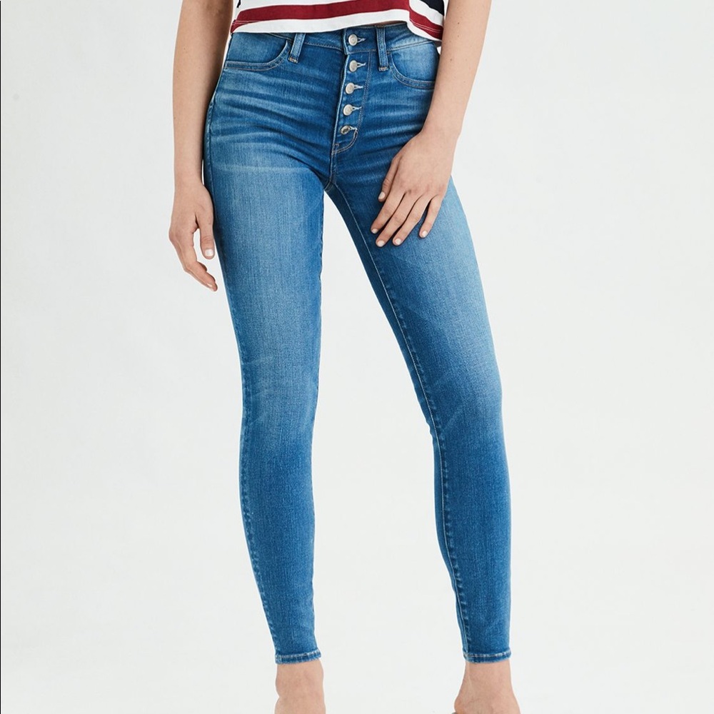 High waist jeggings